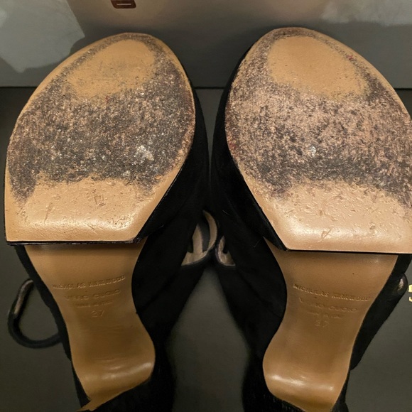 Nicholas Kirkwood Strappy stiletto Black Suede - 7 - Picture 9 of 16